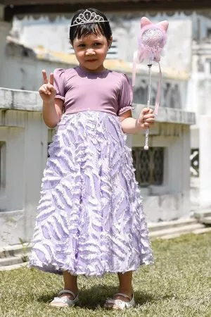 Dress Nasila Kids - Wisteria Purple