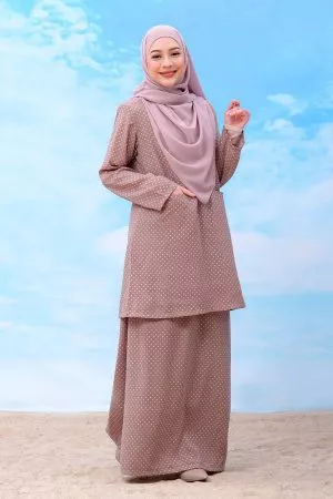 Baju Kurung Kedah Naurah - Sable Brown