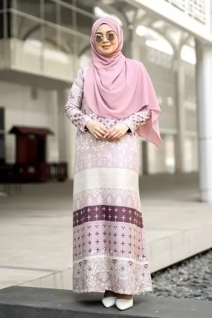 Abaya Rayla - Rosy Pink