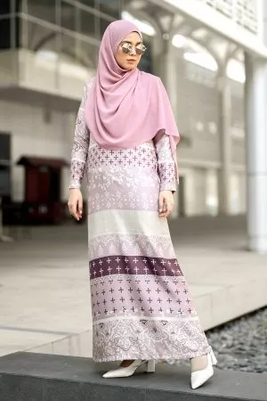 Abaya Rayla - Rosy Pink