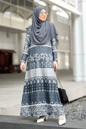 Abaya Rayla - Steel Blue