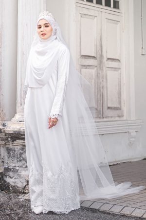 Dress Lace Nuwairah - Off White