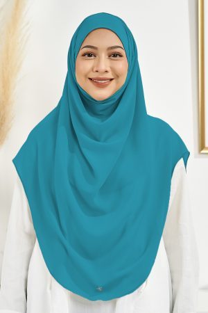 Tudung Sarung Chiffon Instant Vera XL Valily X MCC - Ice Blue