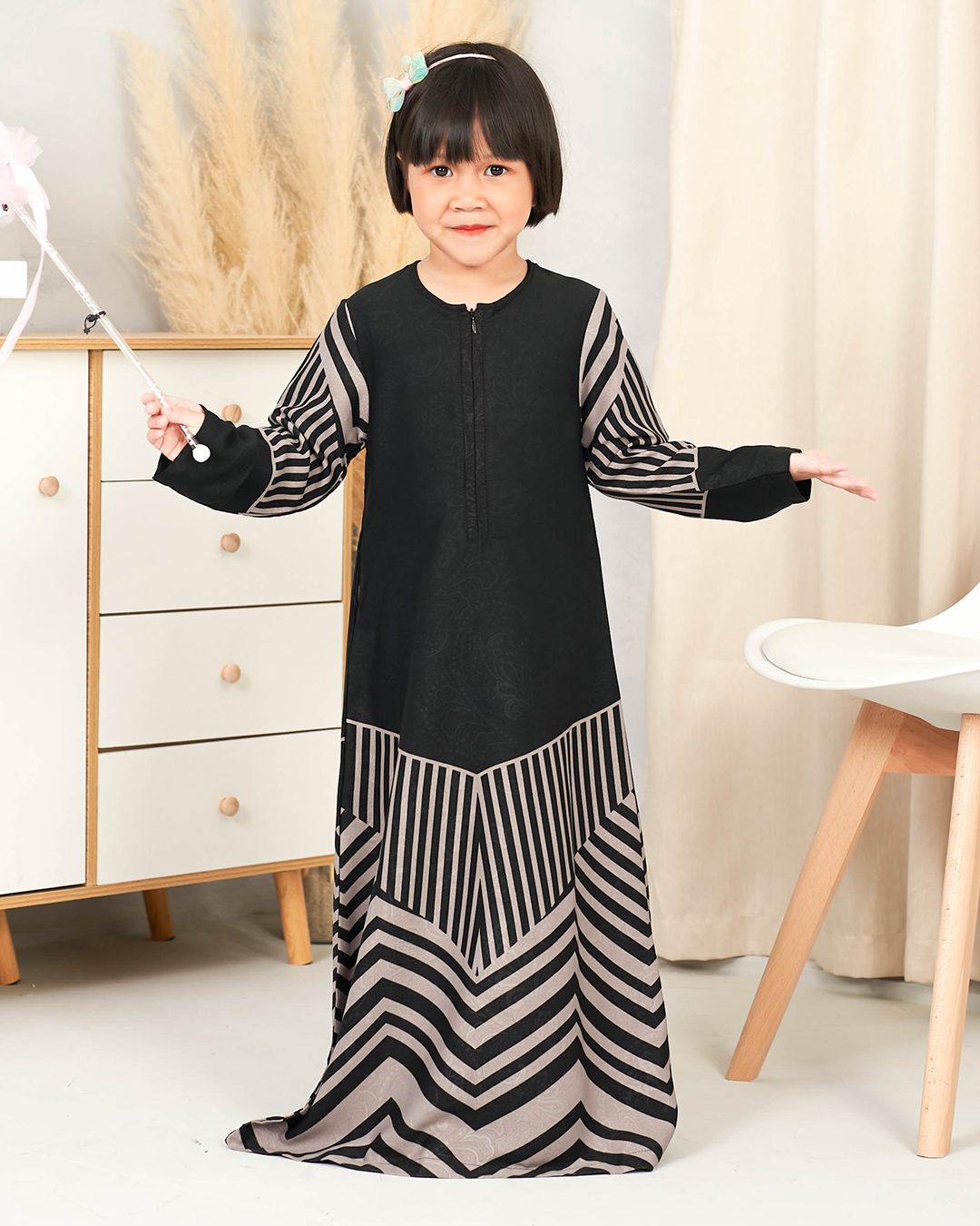 Abaya Rauha Kids – Dove Grey – MuslimahClothing.Com