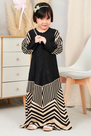 Abaya Rauha Kids - Tan Brown