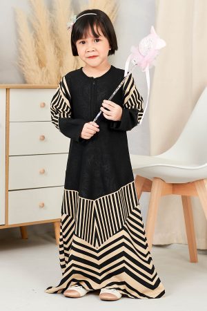 Abaya Rauha Kids - Tan Brown