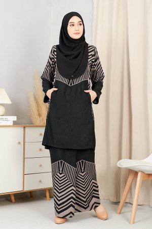 Baju Kurung Pahang Rauha - Dove Grey