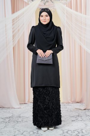 Baju Kurung Moden Nasila - Chic Black