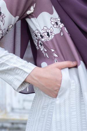 Abaya Rayyan - Plum Purple