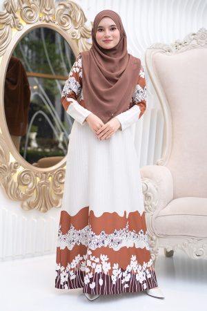 Abaya Rayyan - Caramel Brown