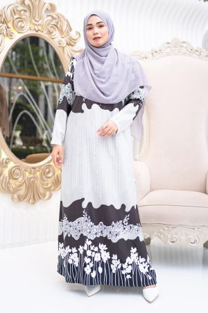 Abaya Rayyan - Charcoal Black