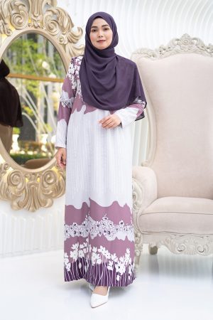 Abaya Rayyan - Plum Purple