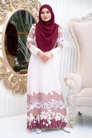 Abaya Rayyan - Ruby Red