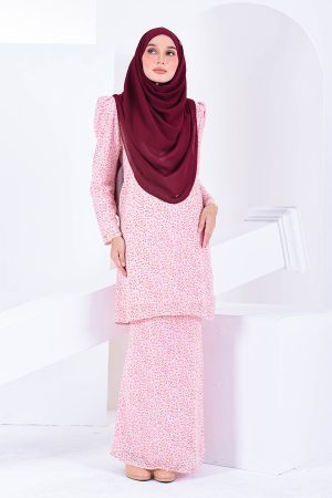 Baju Kurung Moden Puffy Lynlee Laluna X MCC - Ruby Winnie