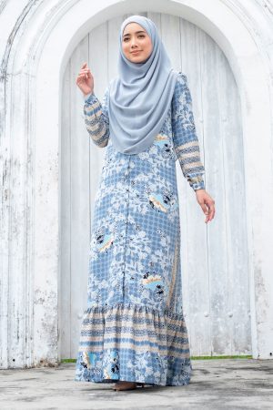 Abaya Rehenia - Cornflower Blue