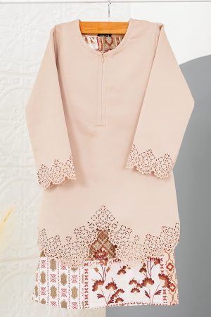 Baju Kebarung Lasercut Azeera Kids - Sandy Tofee