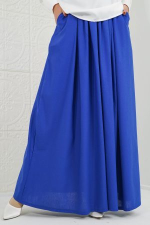 Skirt Linen Roza - Royal Blue