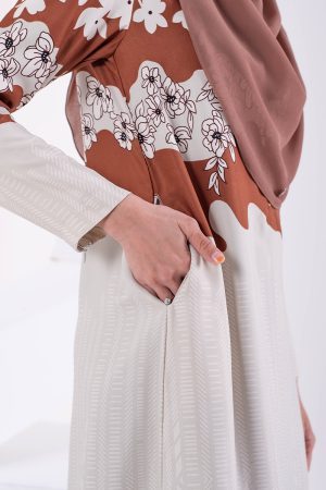 Abaya Rayyan Kids - Caramel Brown