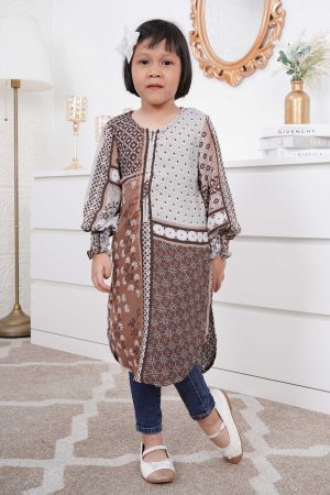 Medi Dress Najlaa Kids - Tortilla Brown