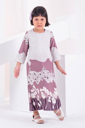 Abaya Rayyan Kids - Plum Purple