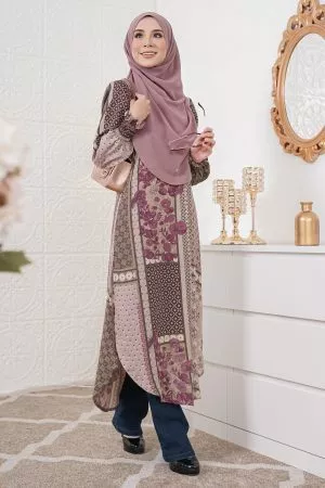 Medi Dress Najlaa - Heather Purple