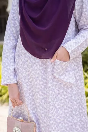 Baju Kurung Pahang Lusla Laluna X MCC - Lilac Purple