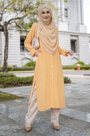 Medi Dress Letitia Laluna X MCC - Honey Canary