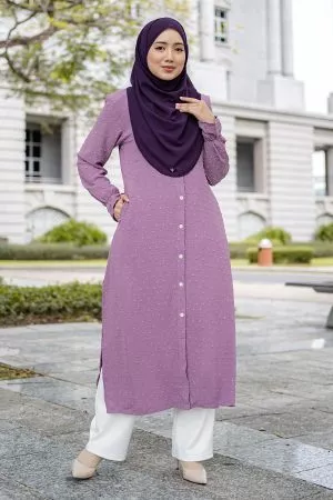 Medi Dress Letitia Laluna X MCC - Lilac Purple