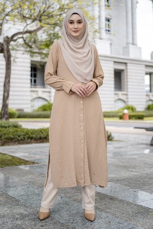 Medi Dress Letitia Laluna X MCC - Tan Beige