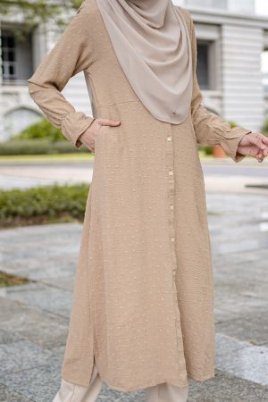 Medi Dress Letitia Laluna X MCC - Tan Beige