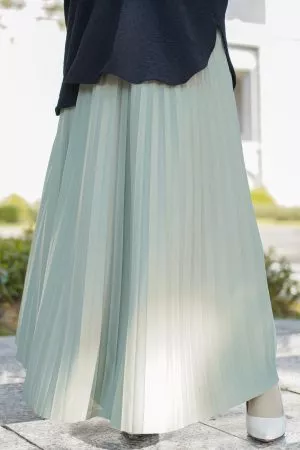 Skirt Pleated Lilie Laluna X MCC - Pistachio