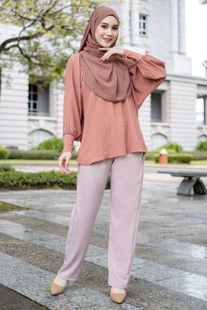 Blouse Laelia - Dark Coral