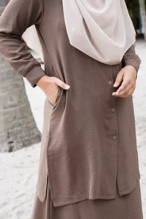 Suit Lora Laluna X MCC - Mocha Brown