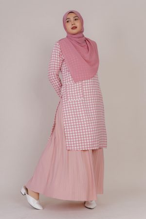 Medi Dress Edora - Candy Pink
