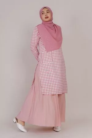 Medi Dress Edora - Candy Pink