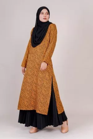 Medi Dress Eranic - Gold Mustard