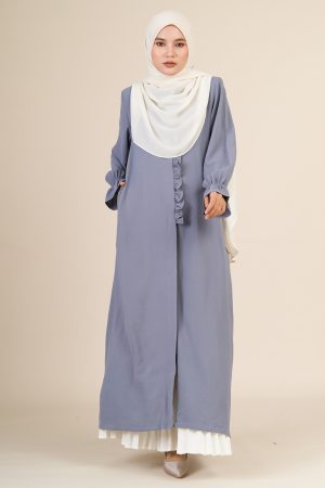 Medi Dress Leisha Laluna X MCC - Spruce Grey