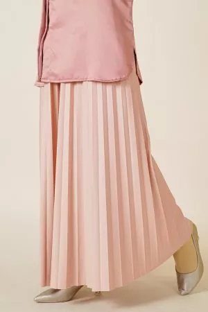 Skirt Pleated Lilie Laluna X MCC - Pastel Pink