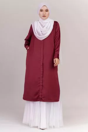 Tunic Luhfa Laluna X MCC - Maroon