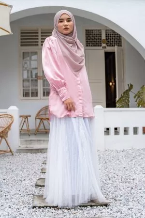 Blouse Lerina Laluna X MCC - Candy Pink