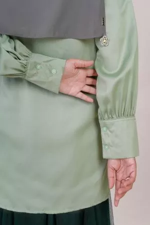 Blouse Lerina Laluna X MCC - Lime Green