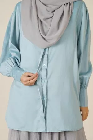 Blouse Lerina Laluna X MCC - Seafoam Blue