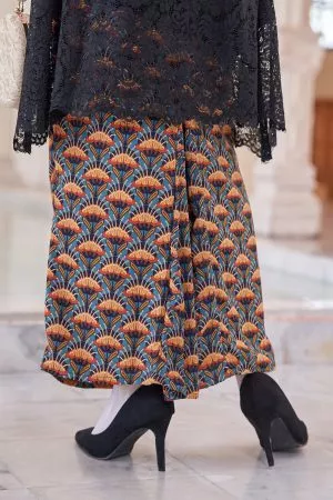 Baju Kurung Batik Lace Alexa - Arwa Black