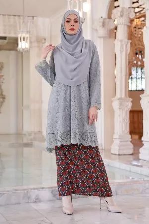 Baju Kurung Batik Lace Alexa - Arwa Sage