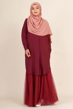 Tunic Elrina - Maroon