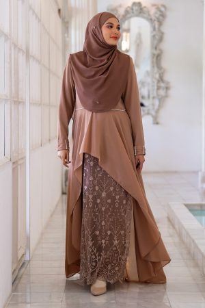 Dress Lace Nara 2.0 - Mocha Brown