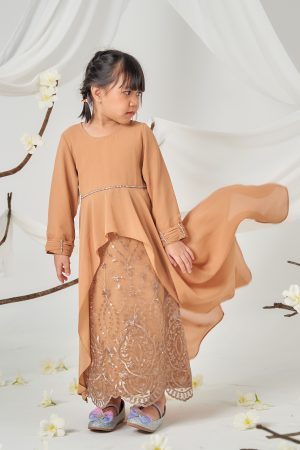 Dress Lace Nara 2.0 Kids - Bronze Brown
