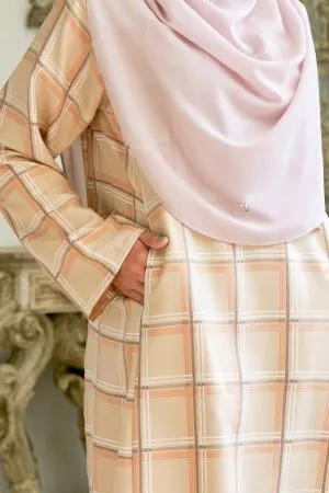 Baju Kurung Pahang Lestari - Nude Beige