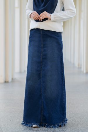 Skirt Jeans Herina Denim Flare - Flame Blue