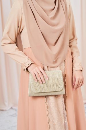 Dress Lace Sulam Rozana - Sable Brown